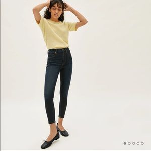 EVERLANE AUTHENTIC STRETCH HIGH RISE SKINNY JEANS